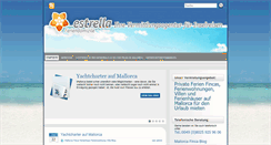 Desktop Screenshot of blog.estrella-feriendomizile.com