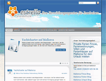 Tablet Screenshot of blog.estrella-feriendomizile.com